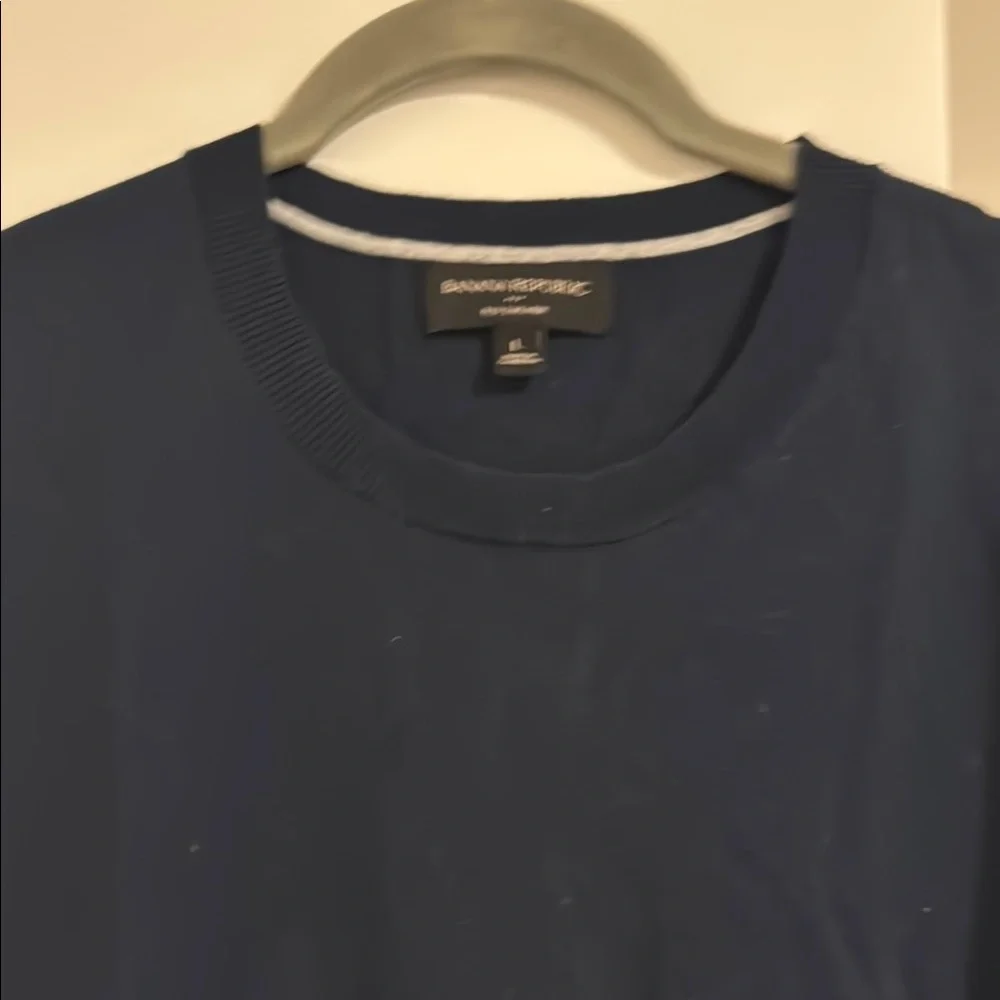 Banana Republic Men's Dark Navy Crewneck Sweater - Picture 4 of 5